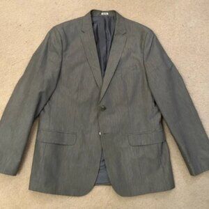 Calvin Klein Light Gray Sports Coat Blazer Size XL